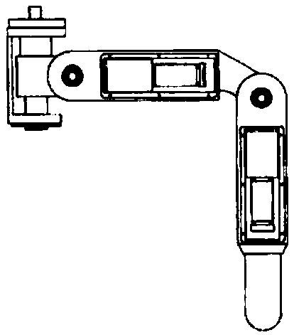 Bionic mechanical leg joint driving transmission device