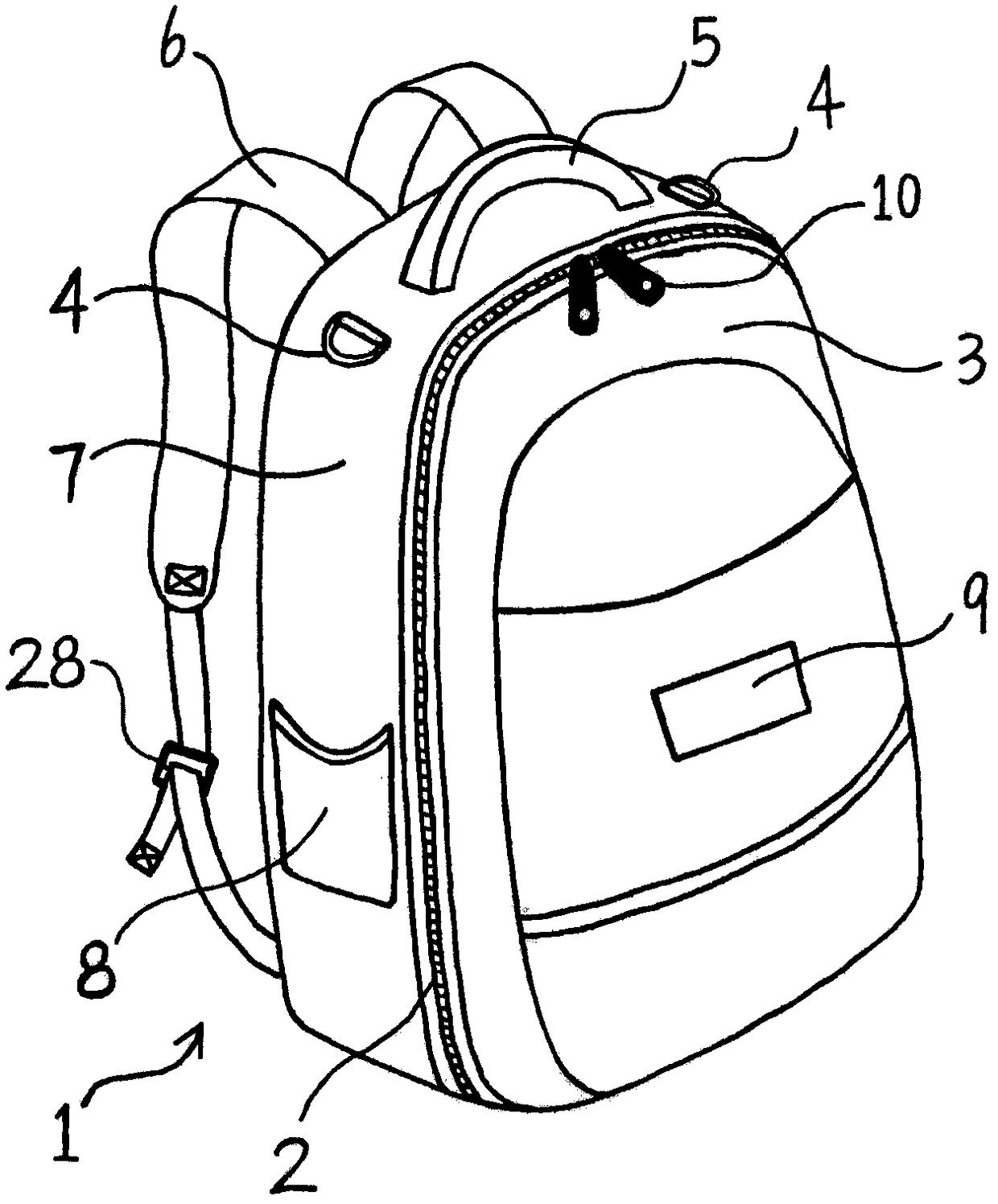 Multifunctional student schoolbag