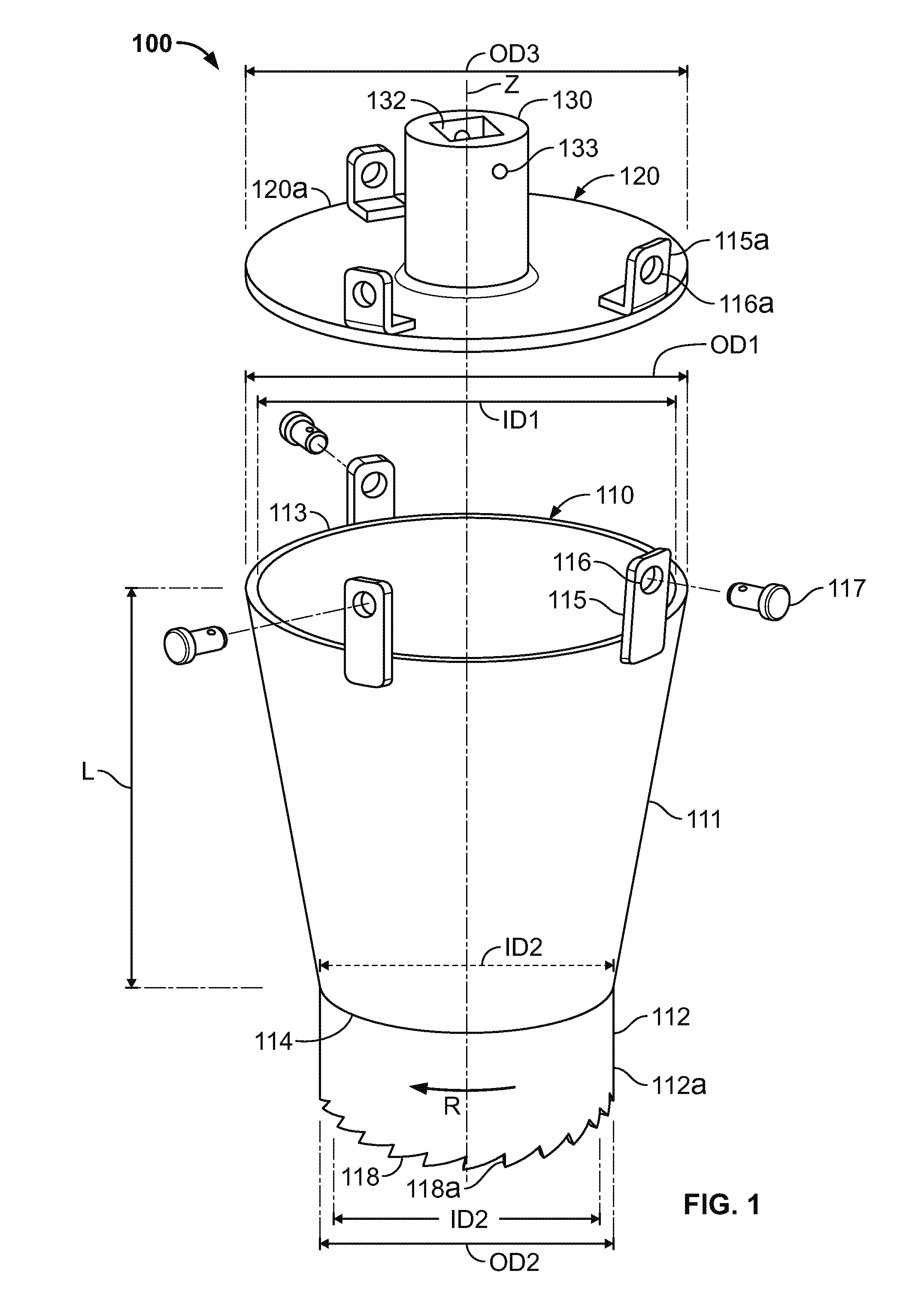 Tree stump removal device