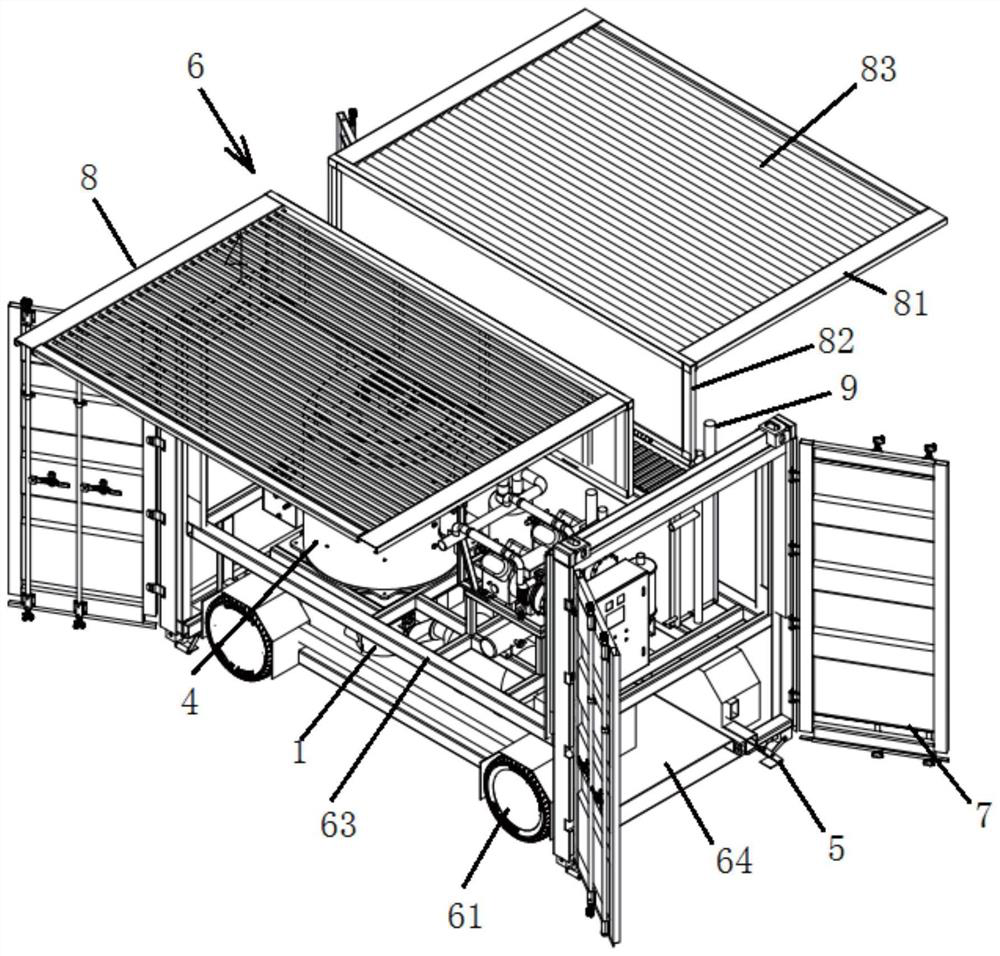 Movable high-temperature snowmaker