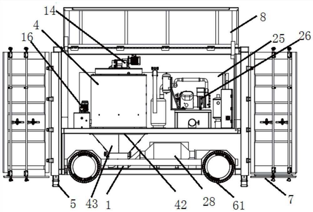 Movable high-temperature snowmaker