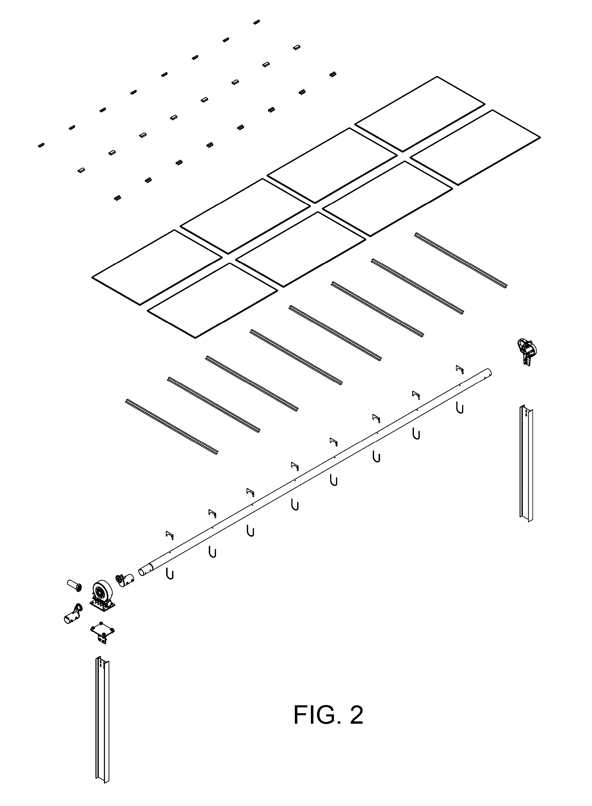 Balanced solar tracker clamp