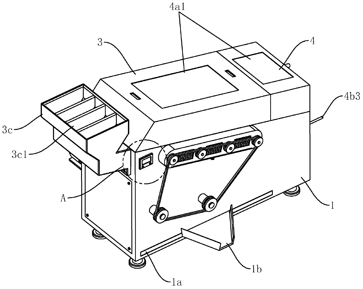 Grain crop light-impurity treatment system