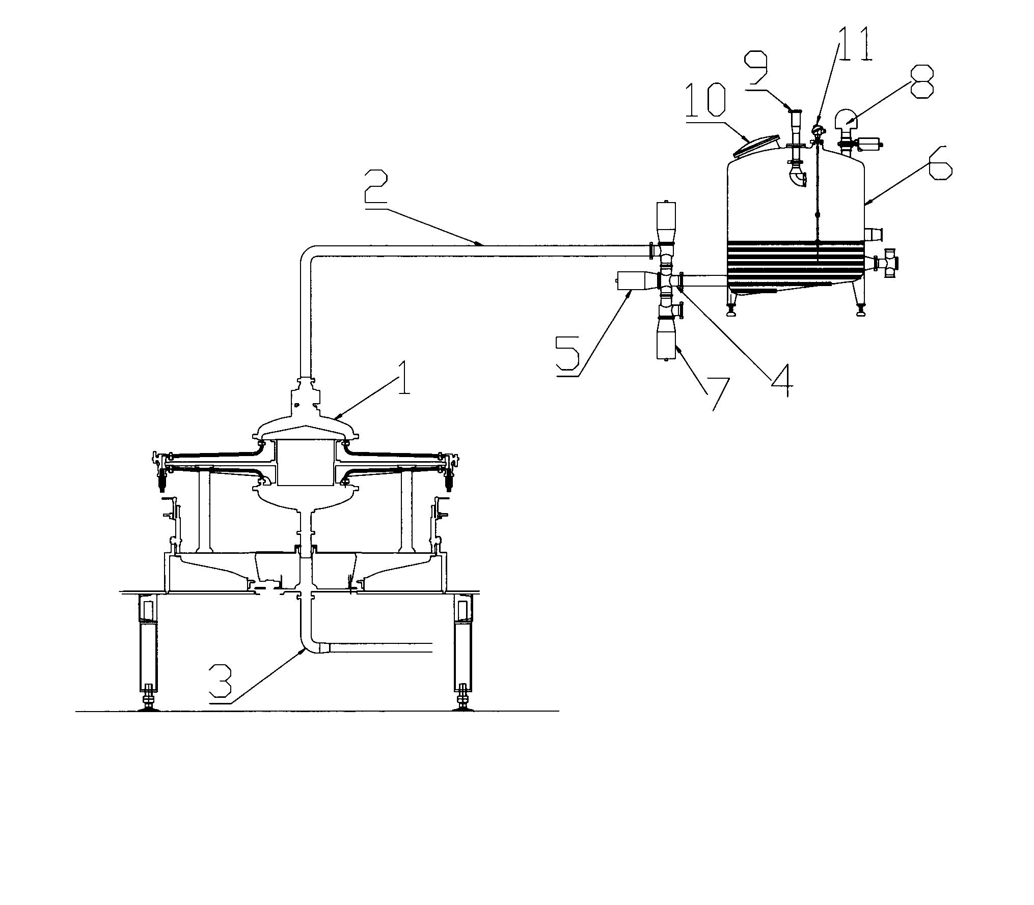 Outer-barrel filling type filling device