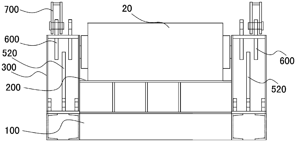 Roller indentation width detection device and method