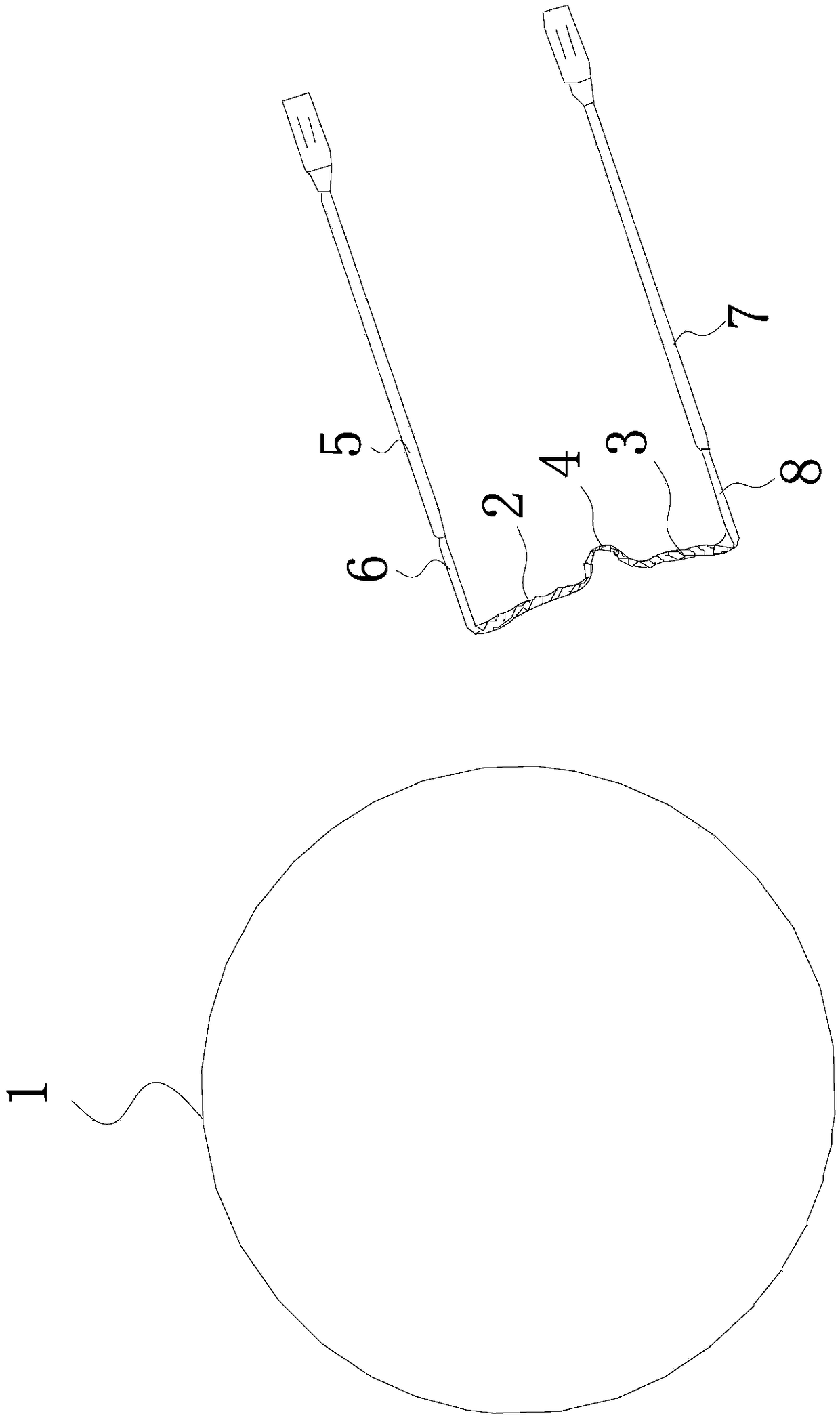 Two-person push ring structure