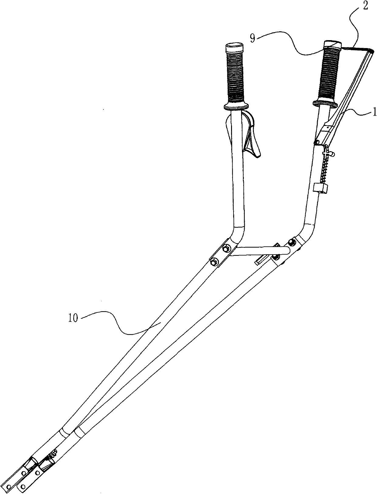 Rotary cultivator with multiple safety measures