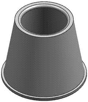 Preparation method of composite material thruster stator