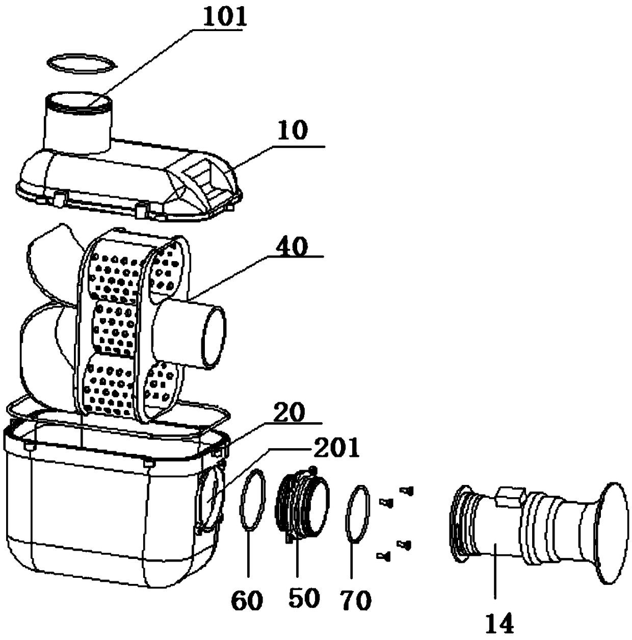 Flow stabilizer used for gas metering and gas meter