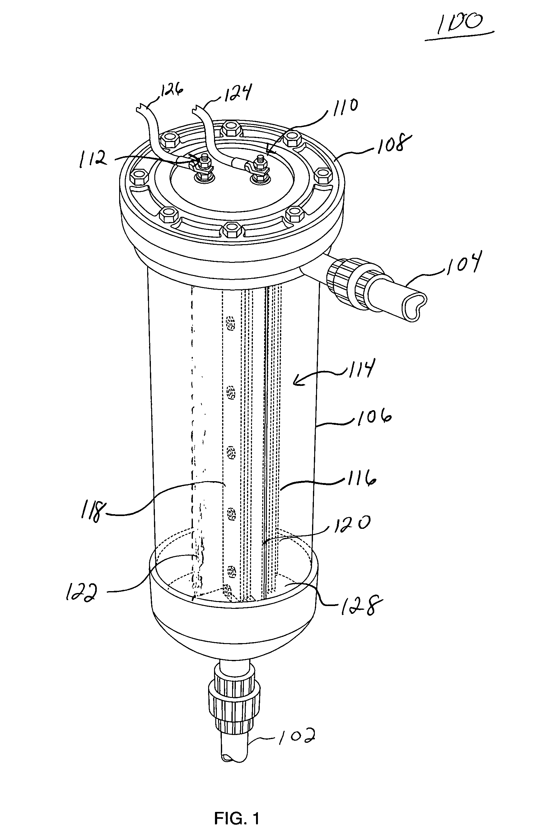 Chlorination system for swimming pools and the like