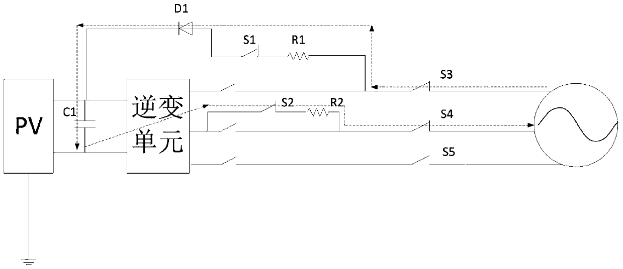 Pre-charging circuit, inverter and power generation system