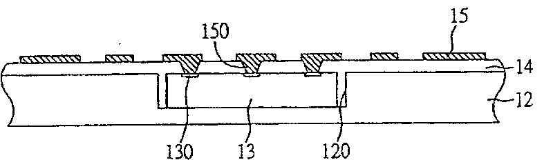 Chip embedding bury type packaging structure