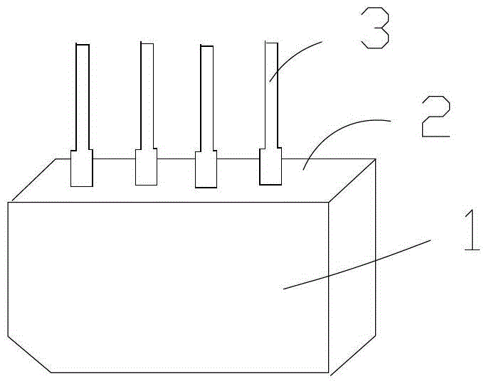 Automatic code printing device of flat rectifier bridge