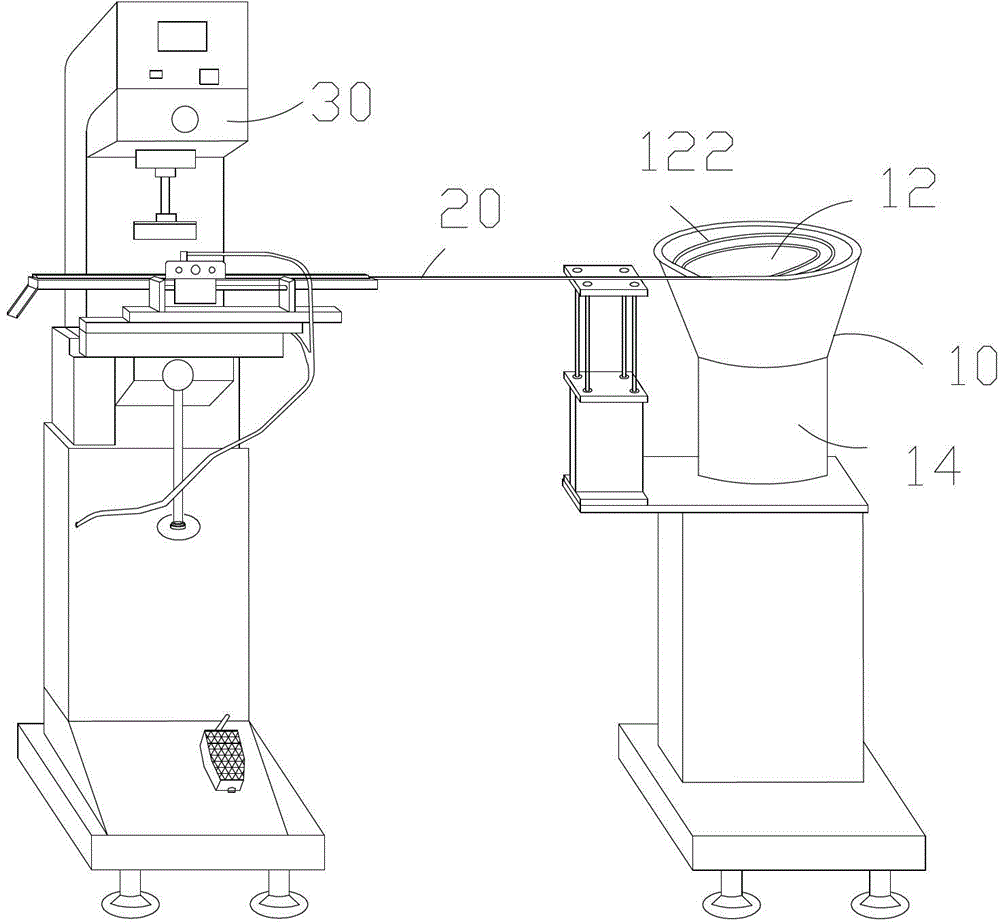 Automatic code printing device of flat rectifier bridge