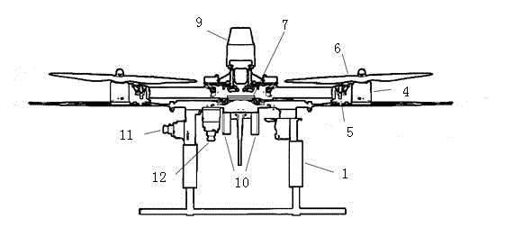 Full-automatic indoor environment control, obstacle avoidance and navigation type micro aerial vehicle