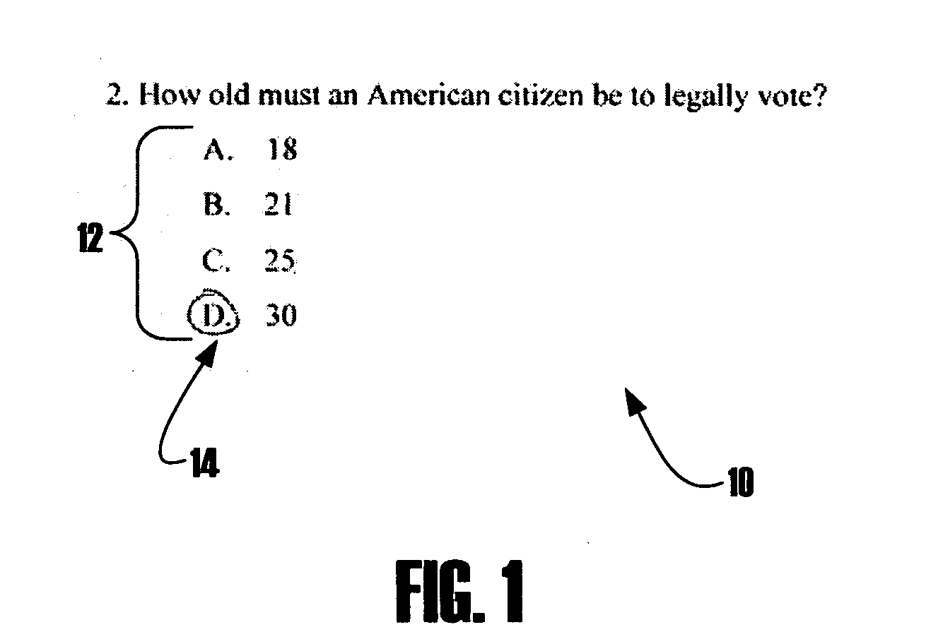 Methods for identifying marks using a digital master document and scanned image enhancement