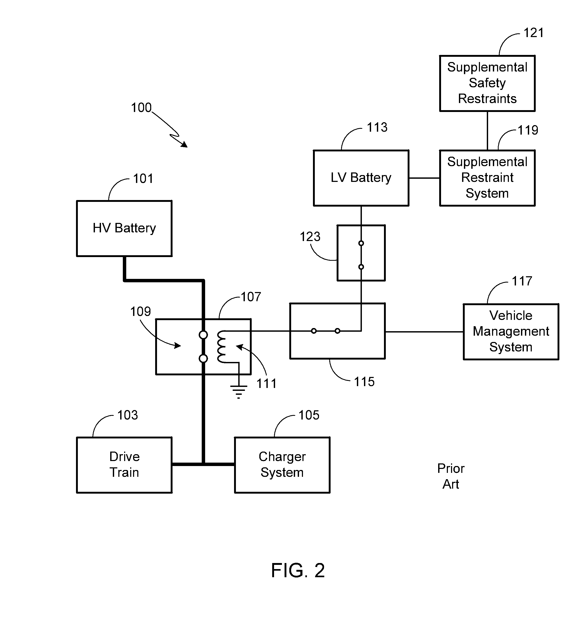 Pyrotechnic High Voltage Battery Disconnect