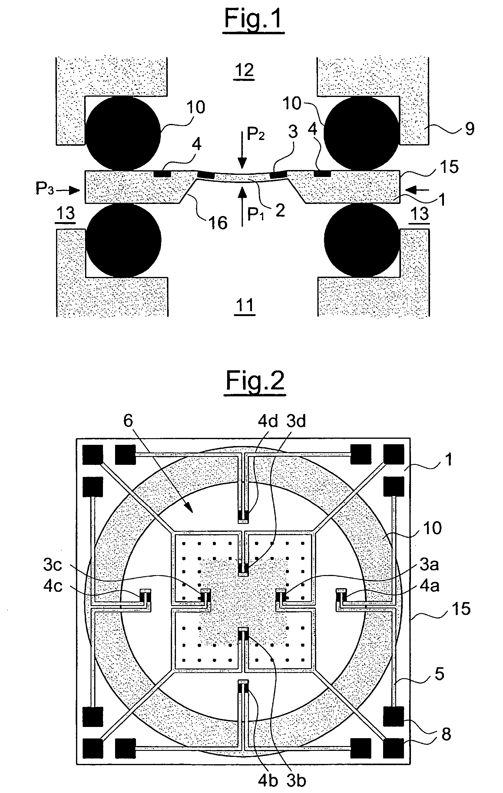 Differential pressure sensor