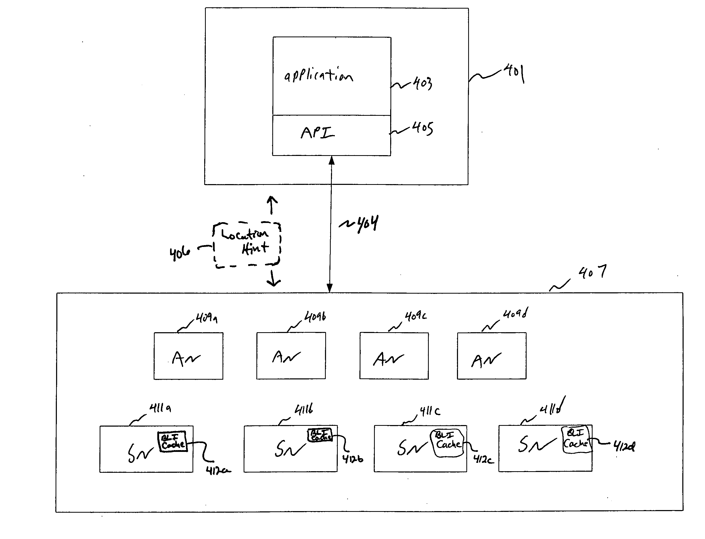 Methods and apparatus for caching a location index in a data storage system