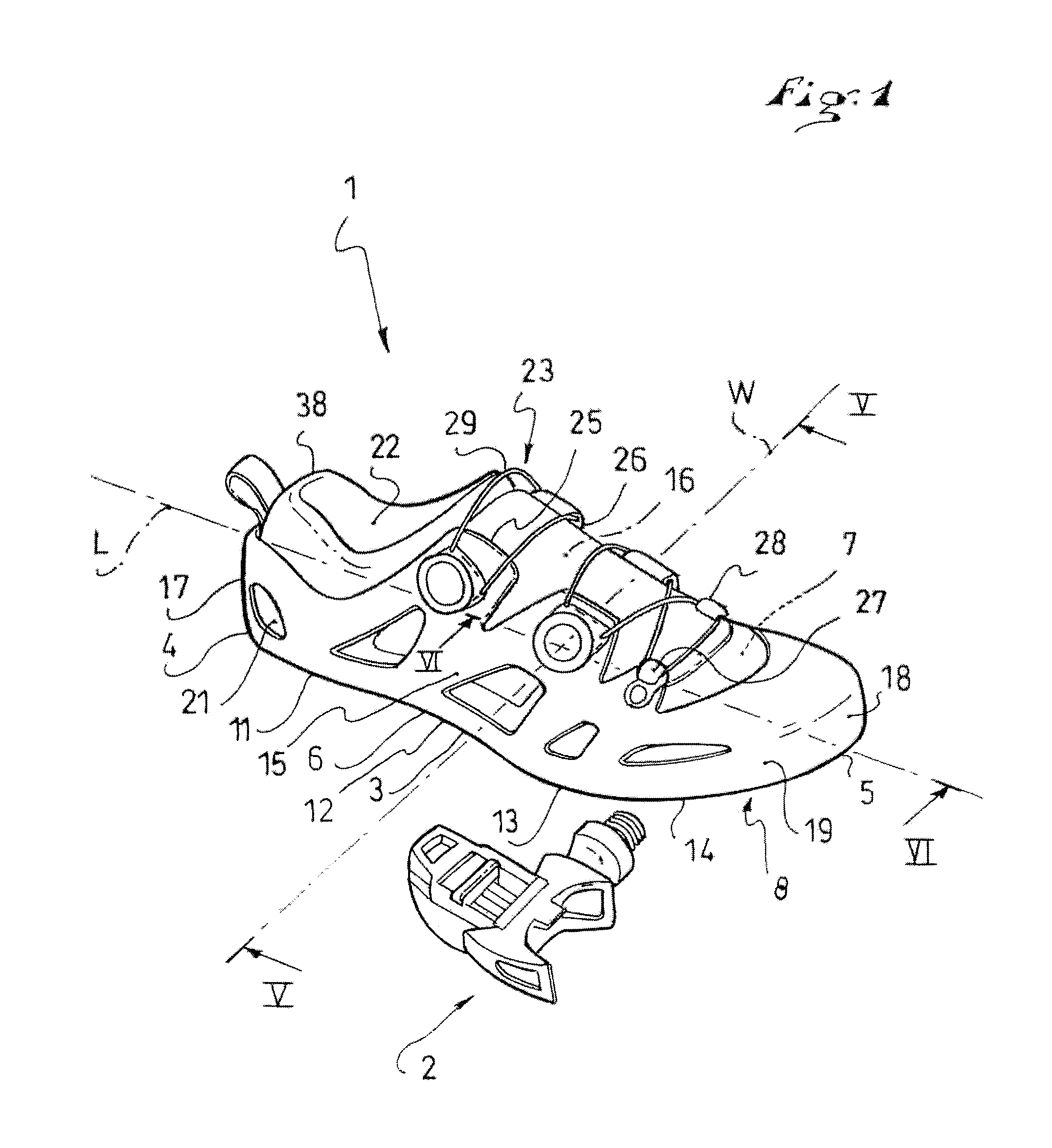 Sports shoe