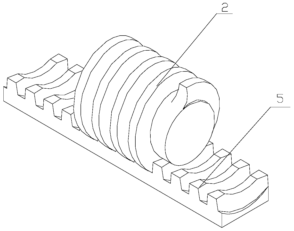 Repairing method suitable for worm and gear pair of heavy machine tool