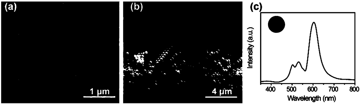 Preparing method for producing bright structure color material through strong electromagnetic resonance