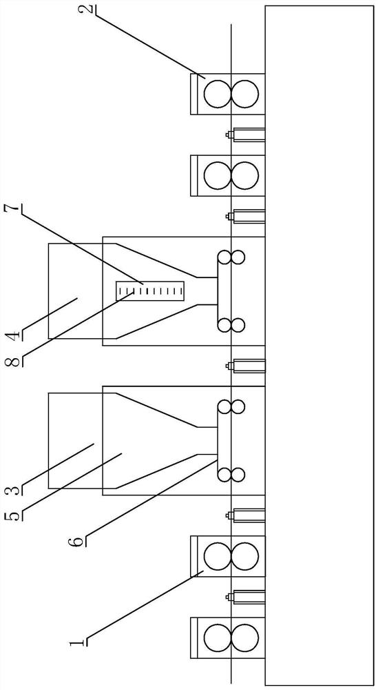 Flux-cored wire forming machine and flux-cored wire forming process