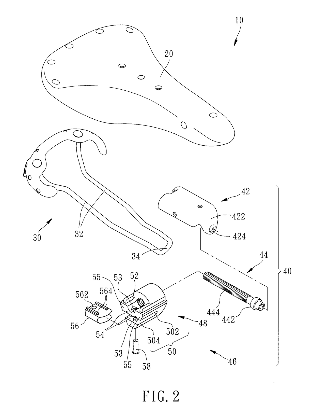 Leather bicycle saddle