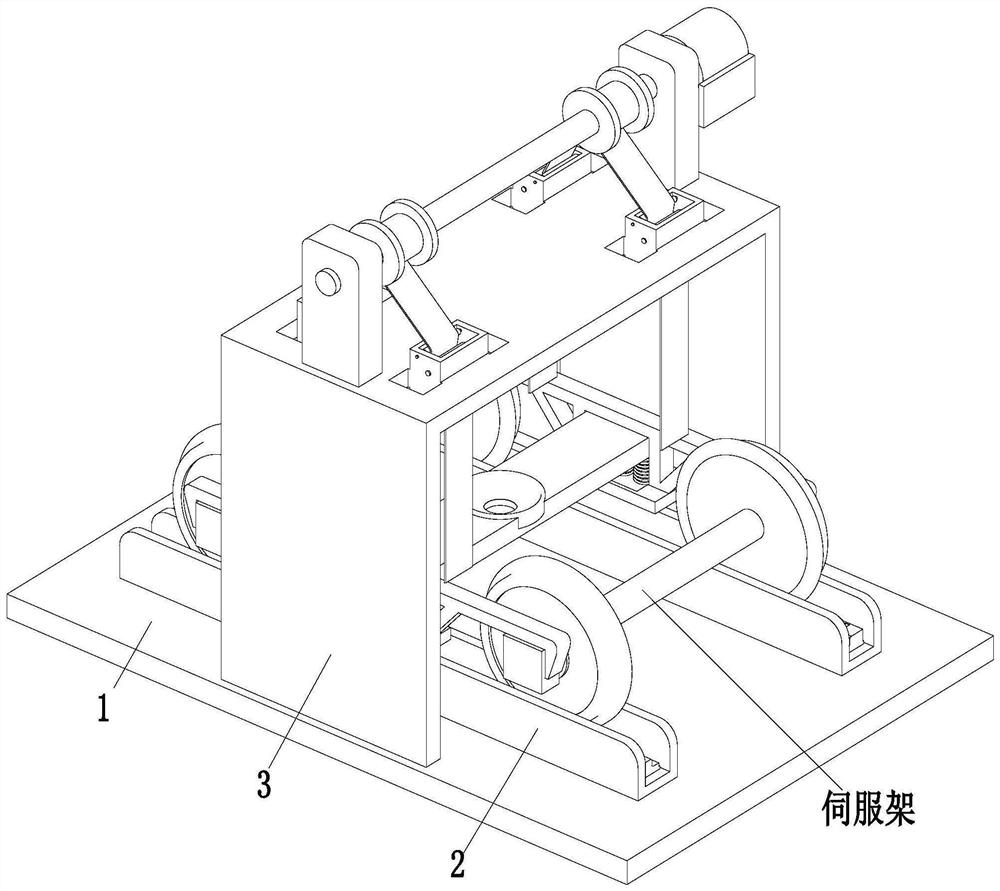 A kind of maintenance auxiliary equipment for subway servo rack