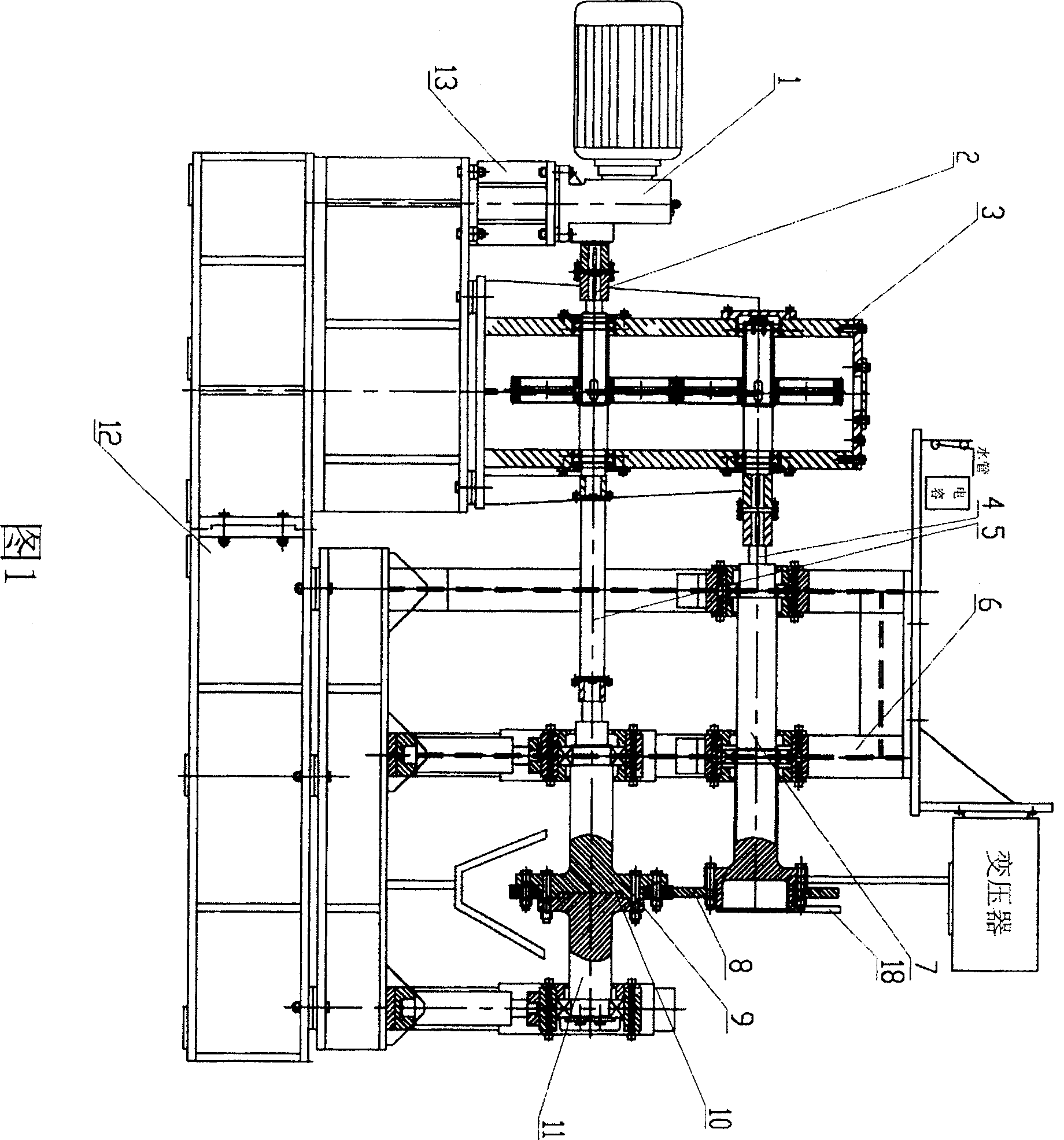 High temperature sliding wear and thermal contact fatigue testing machine for material