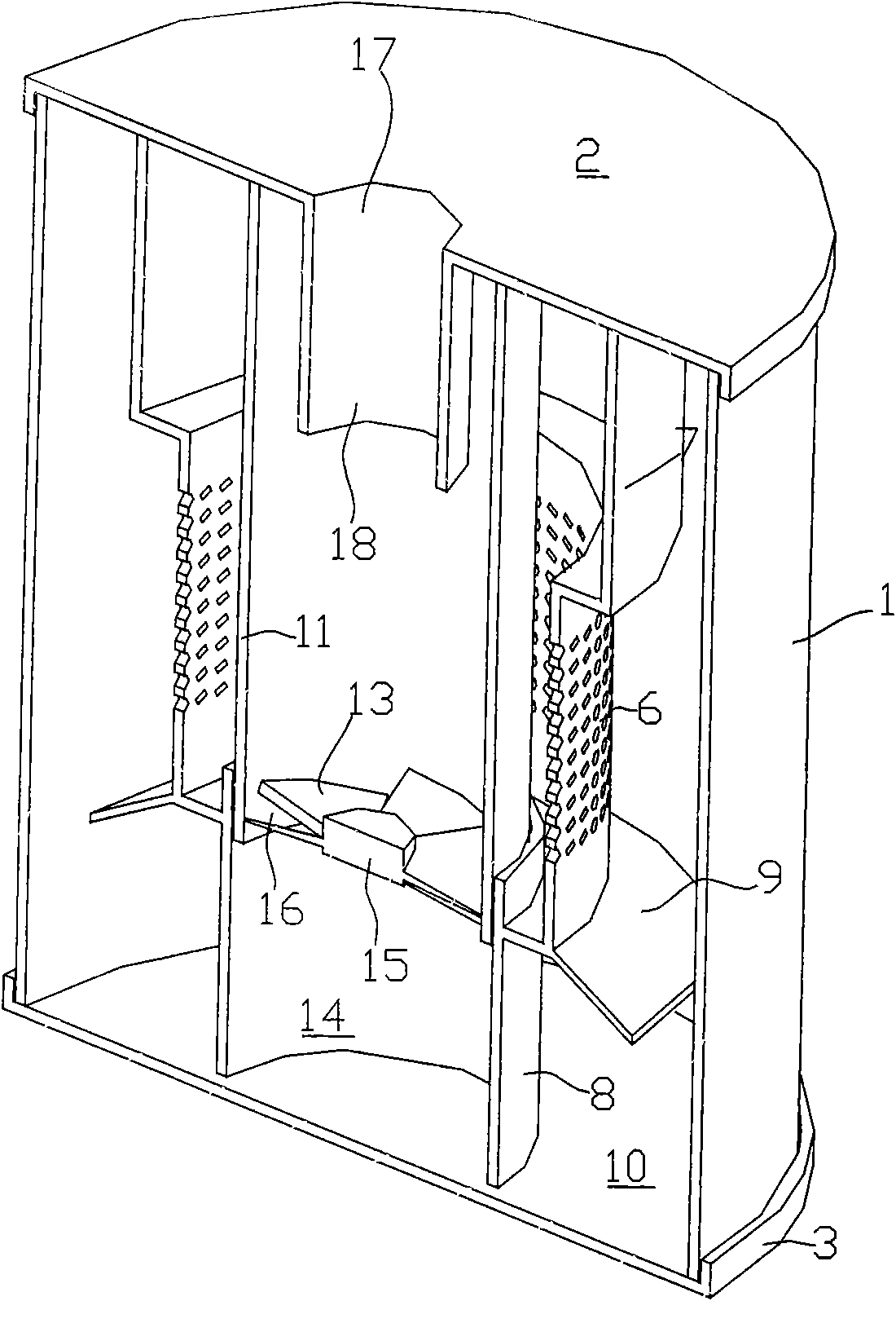 Dust cup device for dust collector