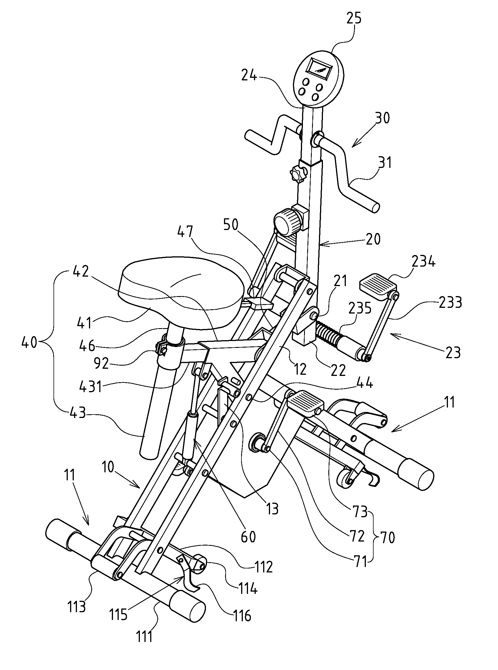 Fitness equipment with multiple functions