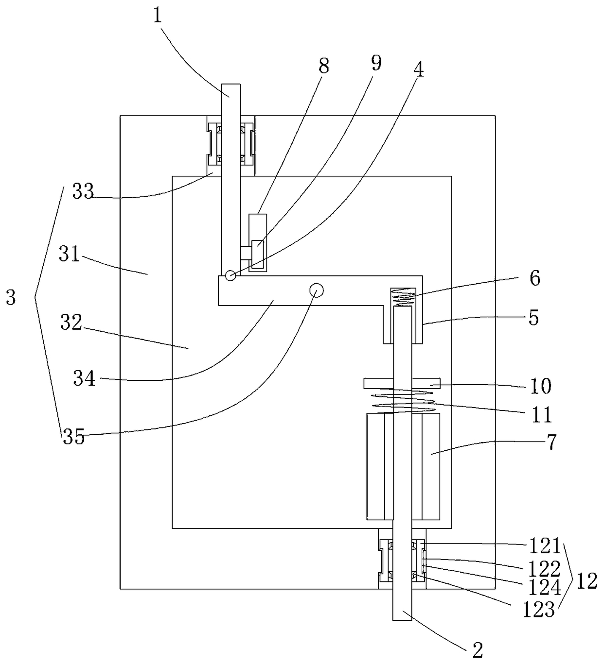 Hydraulic transmission structure with buffer structure