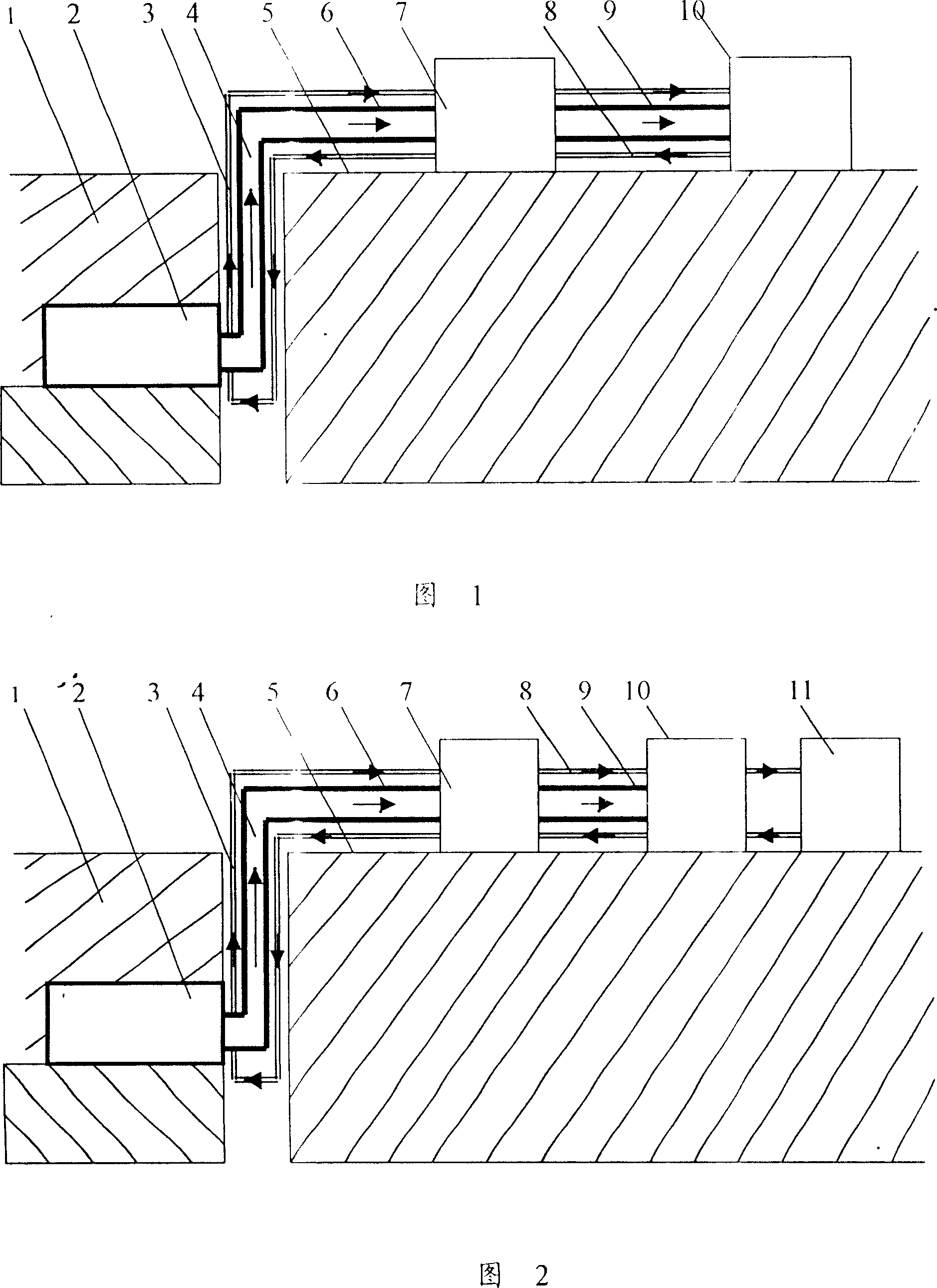 Ground steam power station or chemical and fertilizer plant using underground gas