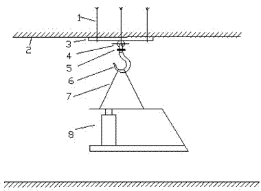 Quick hoisting device for fully-mechanized coal mining bracket