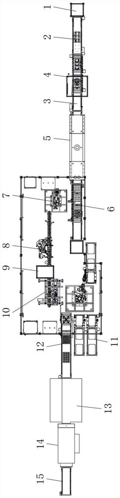 Robot intelligent packaging production line for daily-use ceramic products