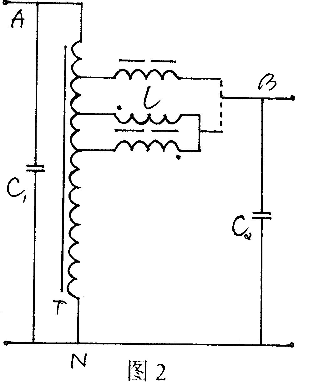 Switch step switching type ac voltage regulator