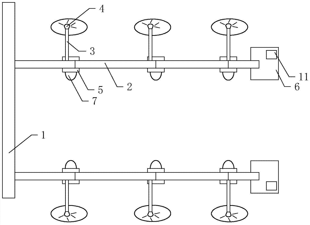 A self-paving tree pit flushing system in saline-alkali land