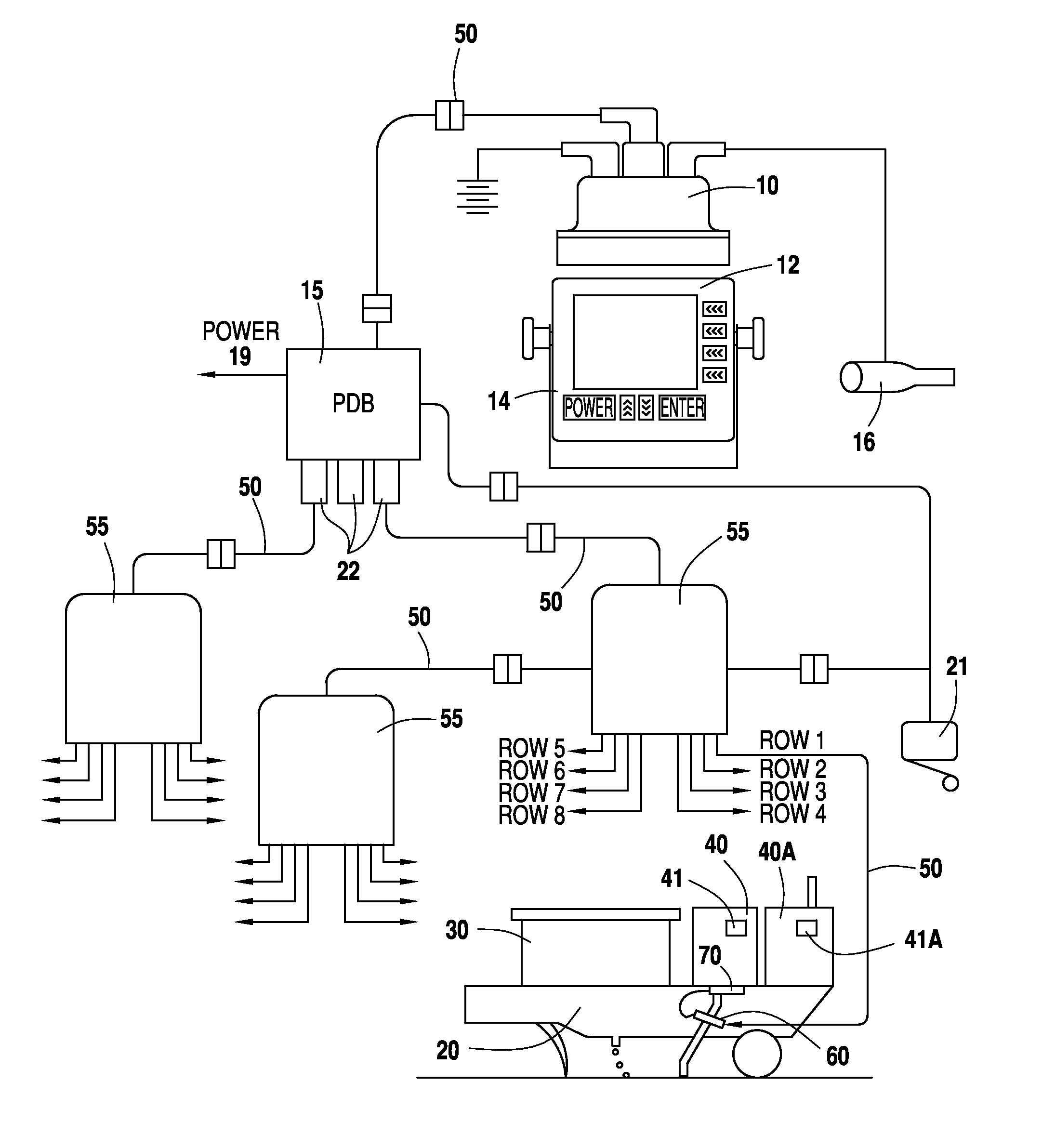 System and process for dispensing multiple and low rate agricultural products