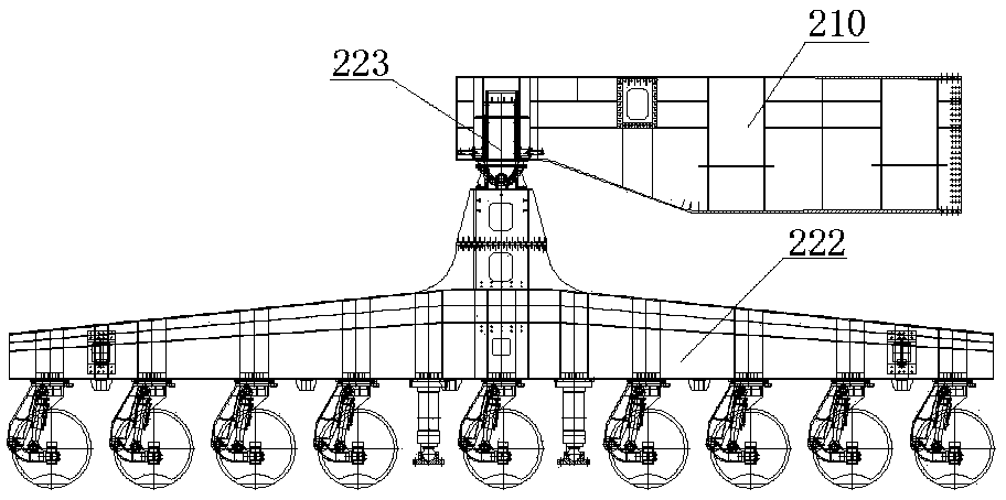 Method for erecting girder on girder erecting station