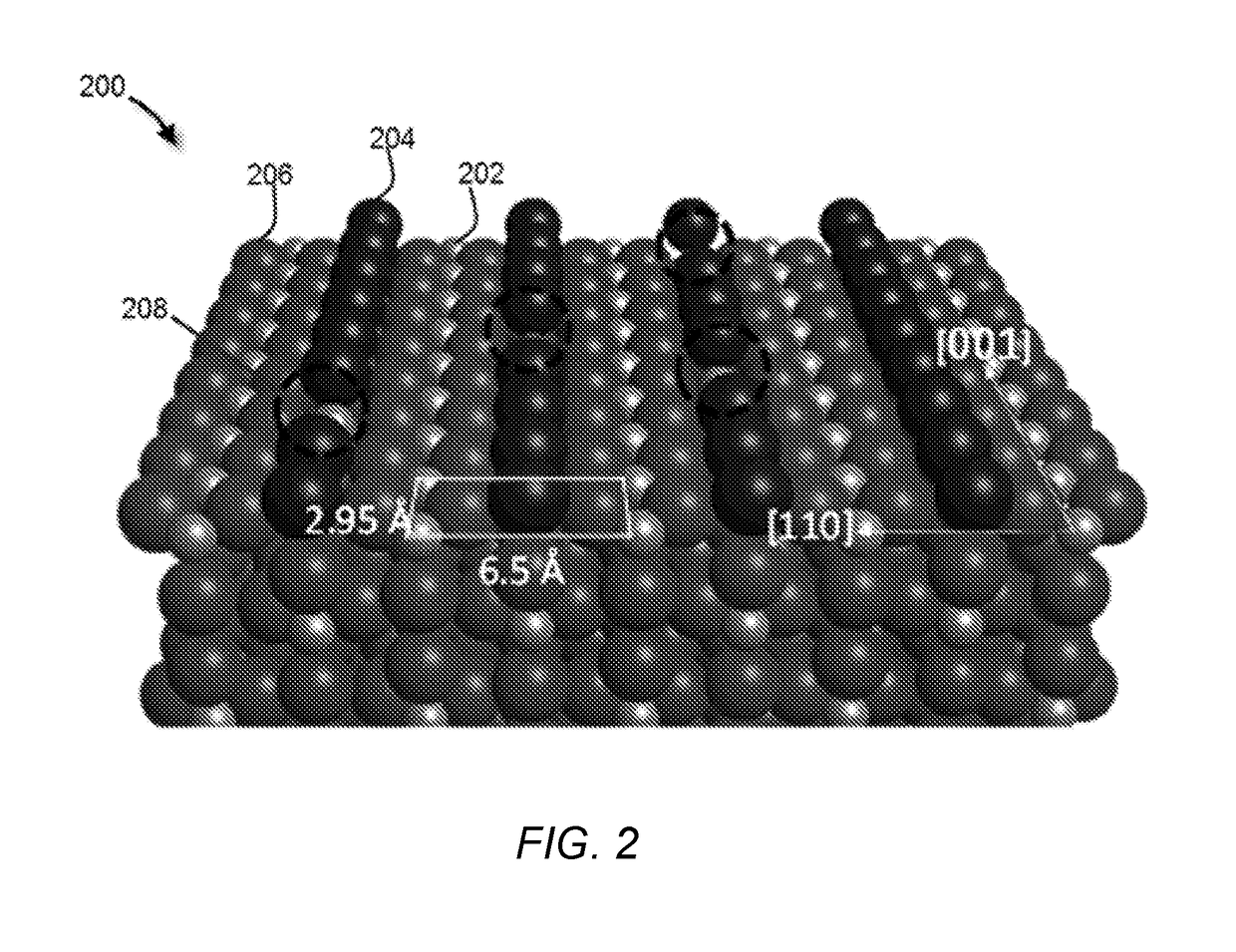 Method of metallic clusters fabrication with desired size using scanning tunneling microscopy tip induced reactions