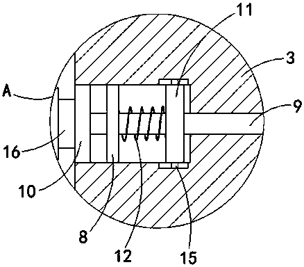 Multi-section type cement telegraph pole