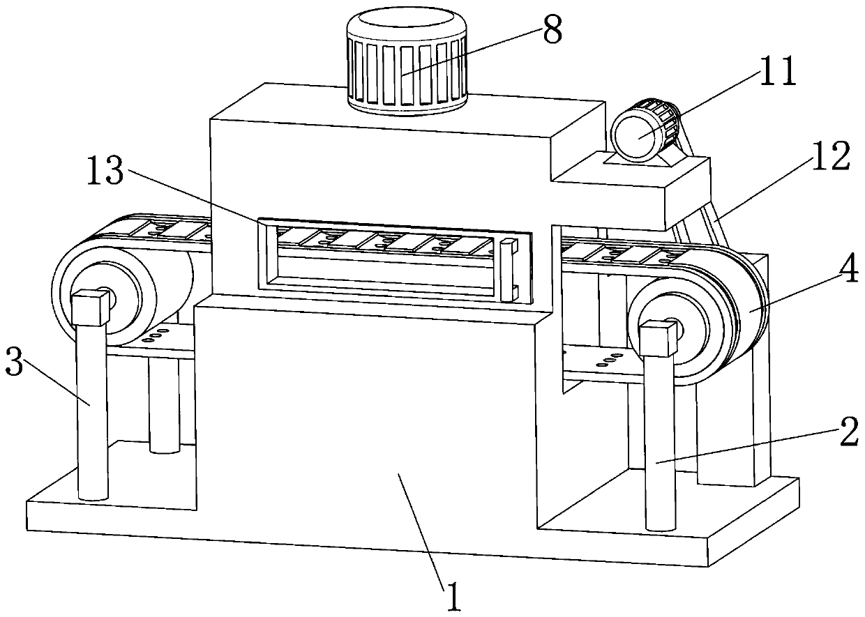 Blow-drying apparatus for emulsion explosive production line