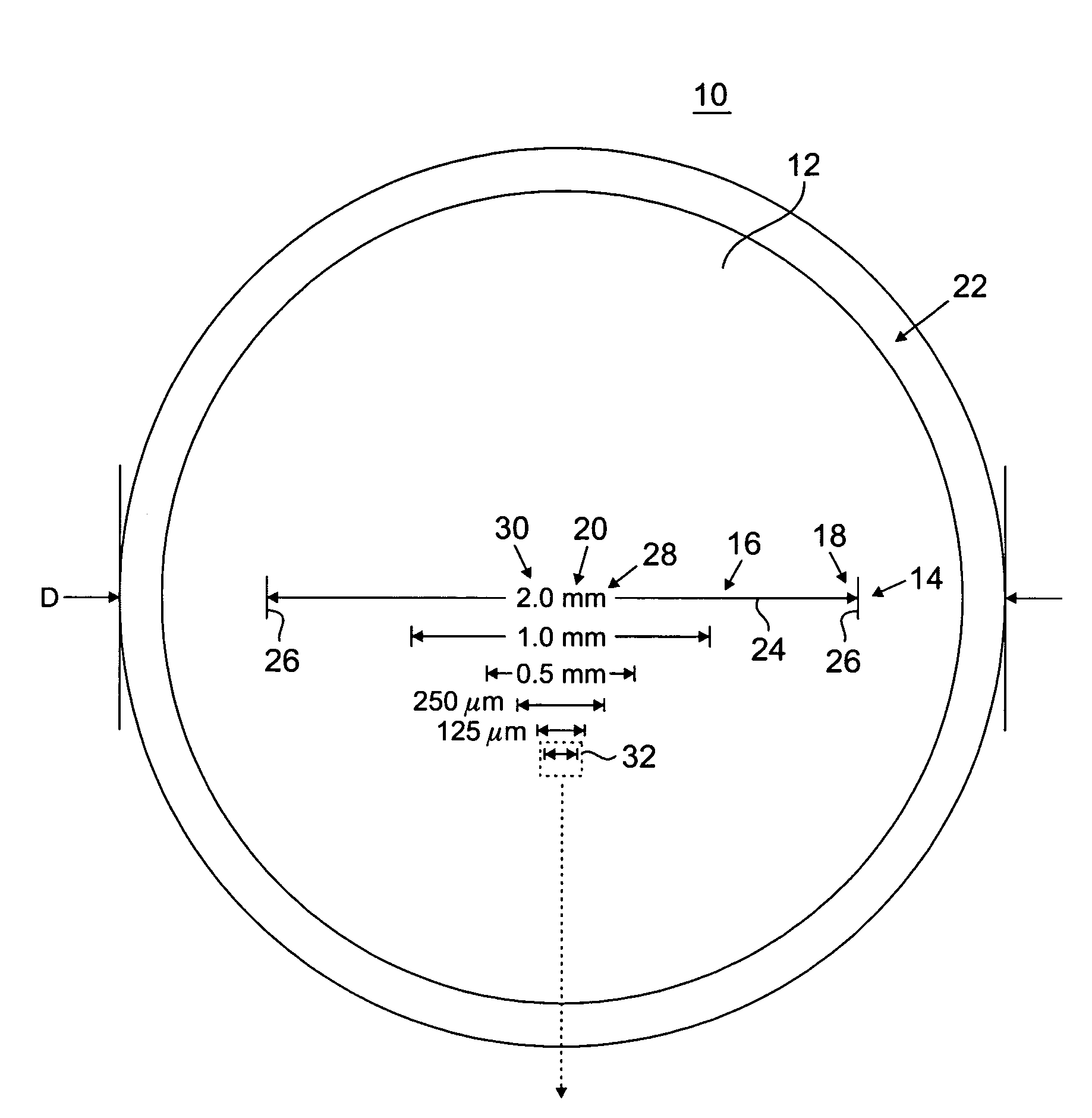 Calibration standard for transmission electron microscopy