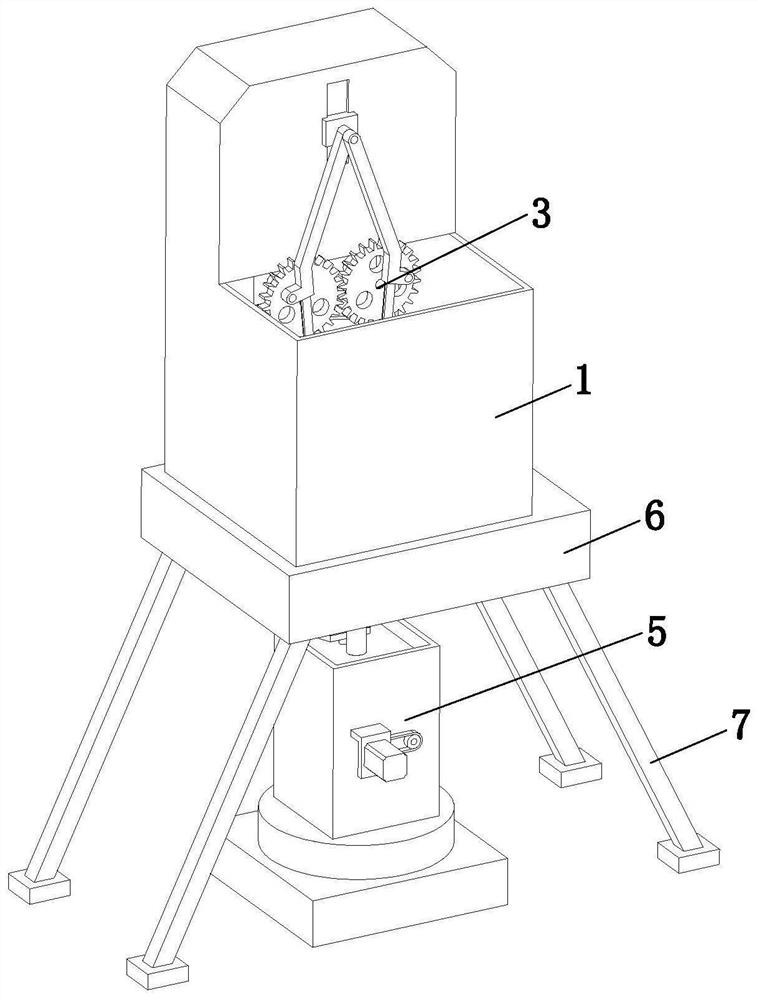 A vibrating device for prefabricated concrete