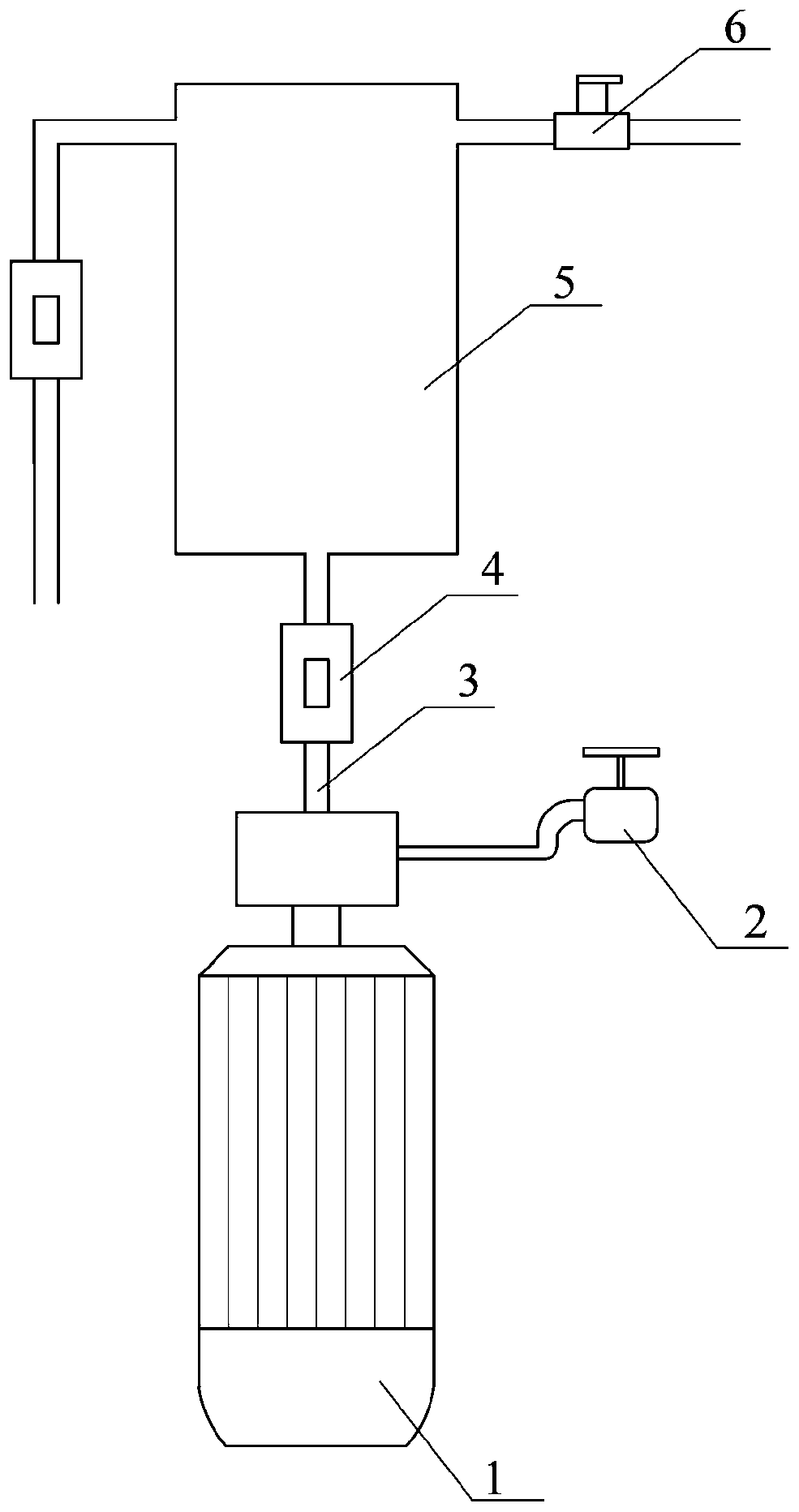 Permeation measuring device and method for layered sand migration process under different osmotic gradients