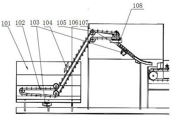 Automatic shell removing and muscle fetching machine for scallops