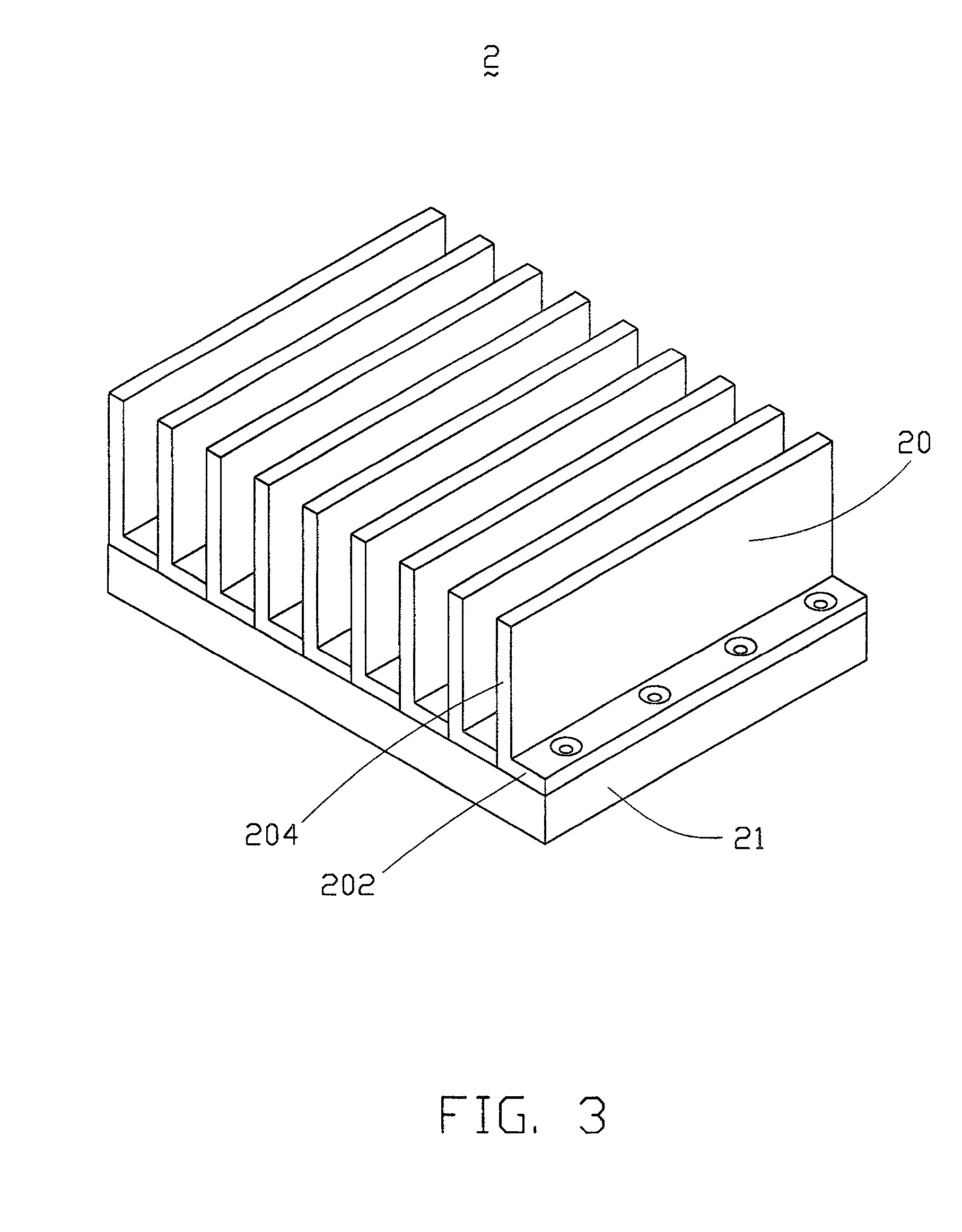 Heat sink and method for making the same