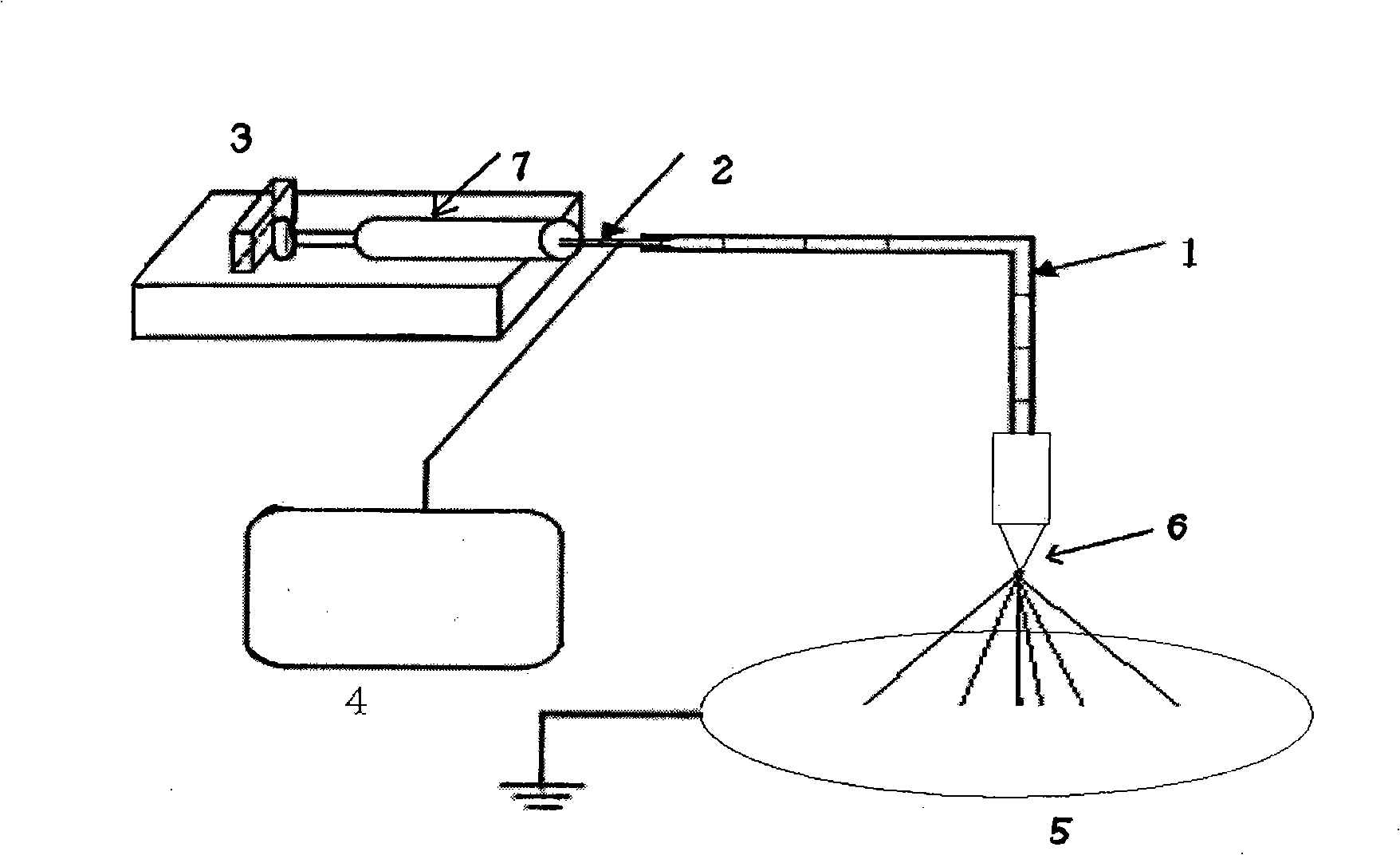 Method for preparing organic metal compound anti-cancer medicine with electrostatic spinning technique