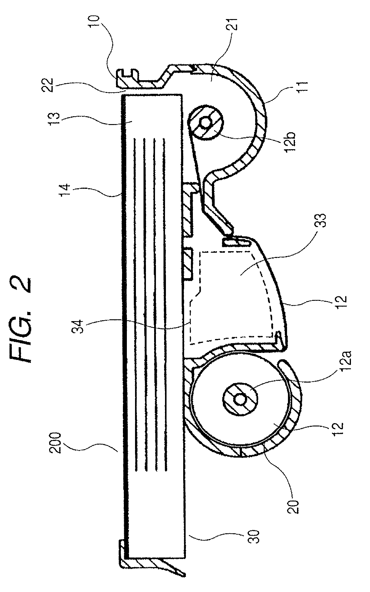 Recording sheet containing cassette and printer apparatus using the same cassette